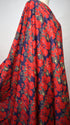 Artlux ~ 'Lily - Navy' Luxury Cotton Lawn ~ Made in Italy